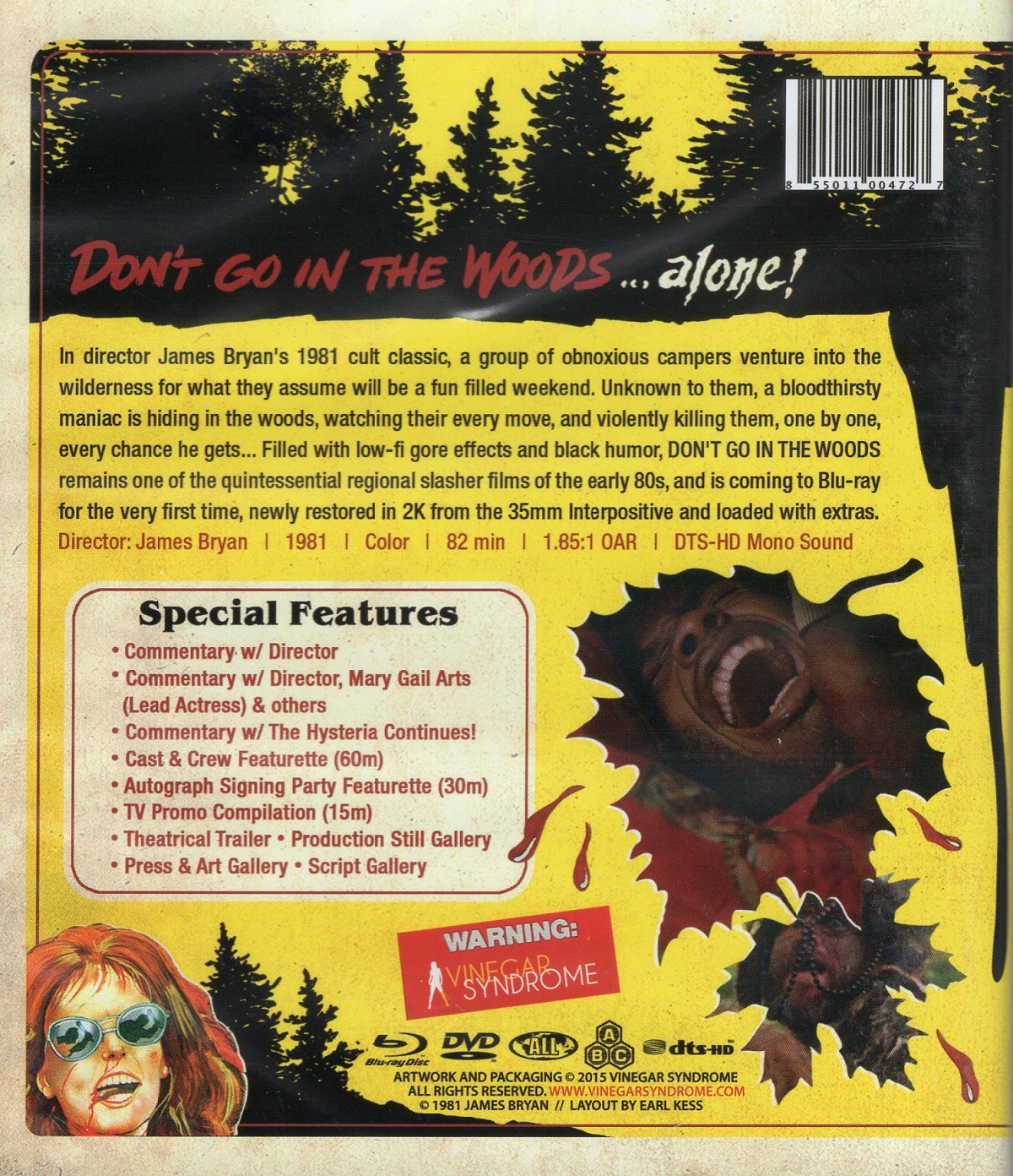 Don't Go In the Woods (ej svensk text) (Blu-ray + DVD) - 2