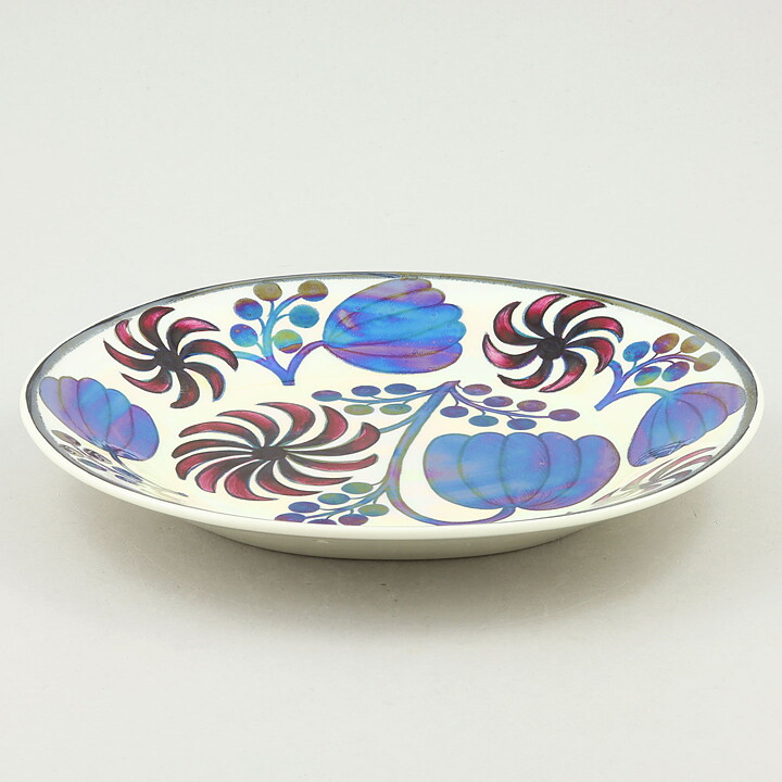 Birger Kaipiainen (Arabia 1970s) Brilliant Flower Wall Plate 21 cm (2)