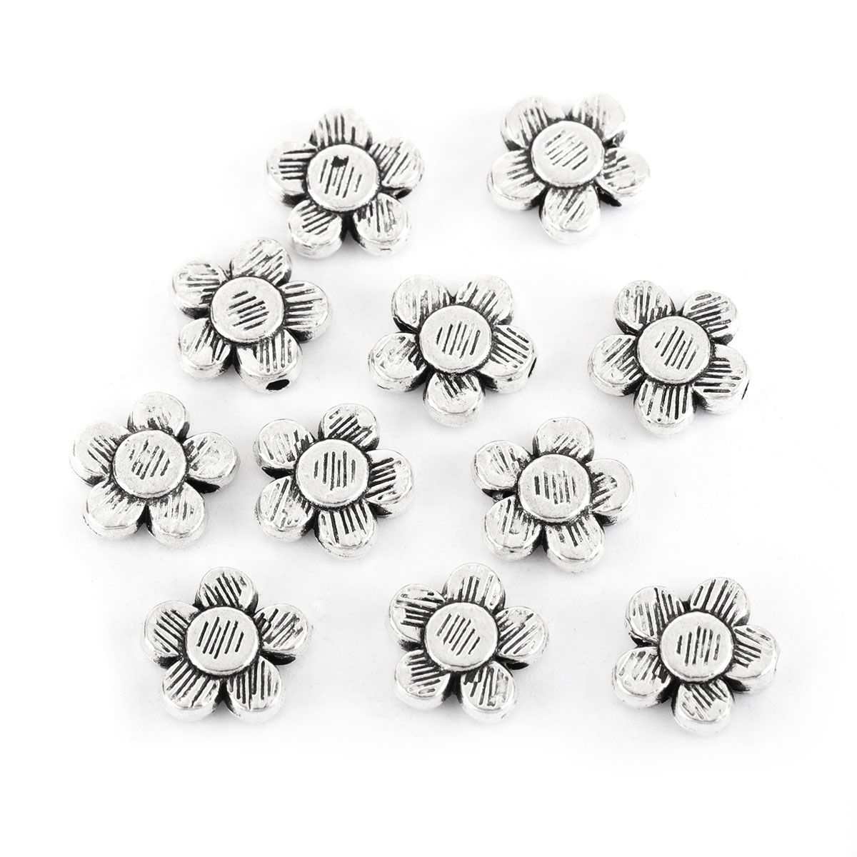 Mellandel , Blomma silver - 2