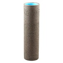 Gunnar Nylund (1959) Brown Cylinder Vase with Turquoise Inner Side 25 cm