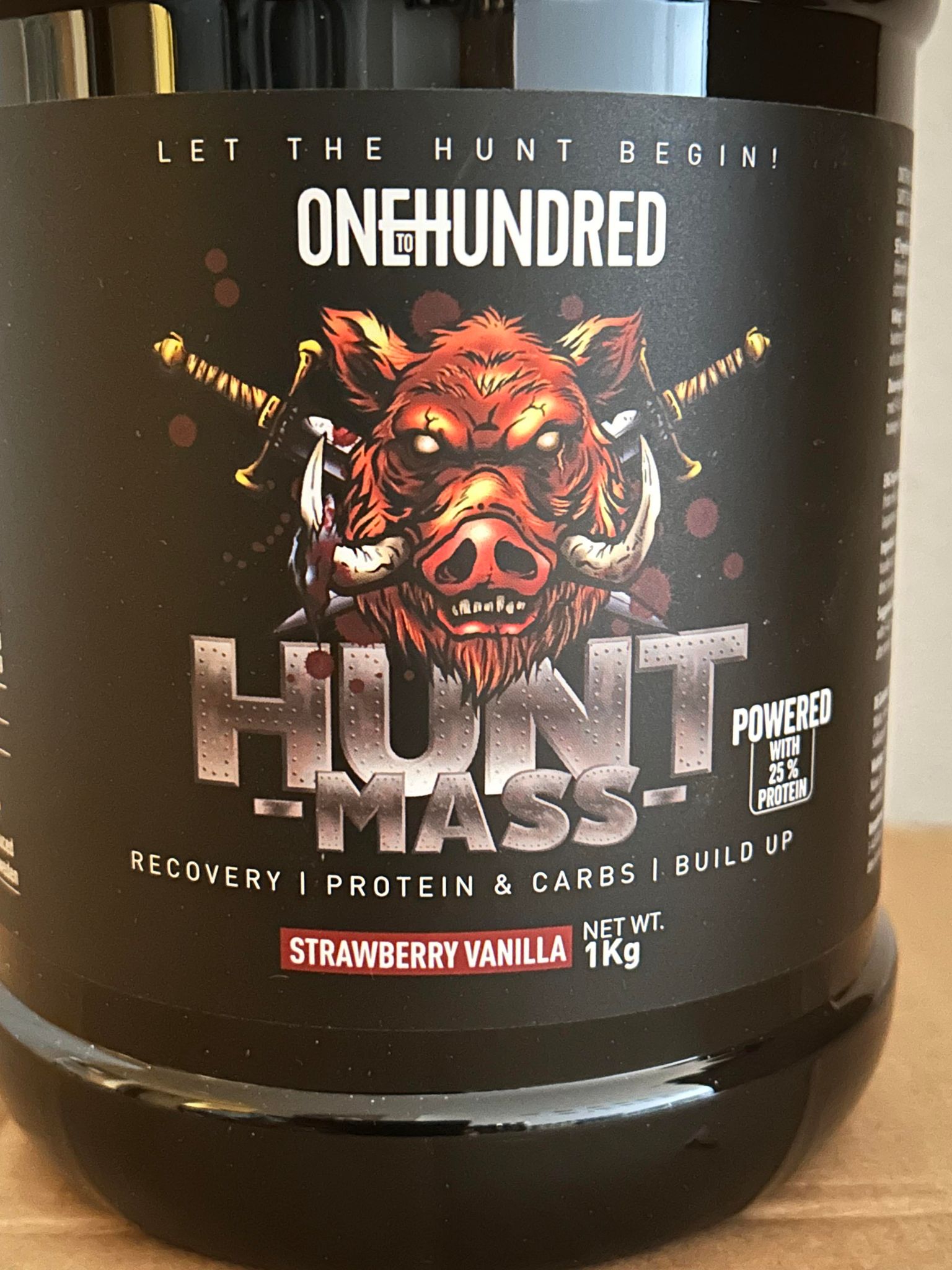 GAINER HUNT MASS STRAWBERRY & VANILLA 1 KG