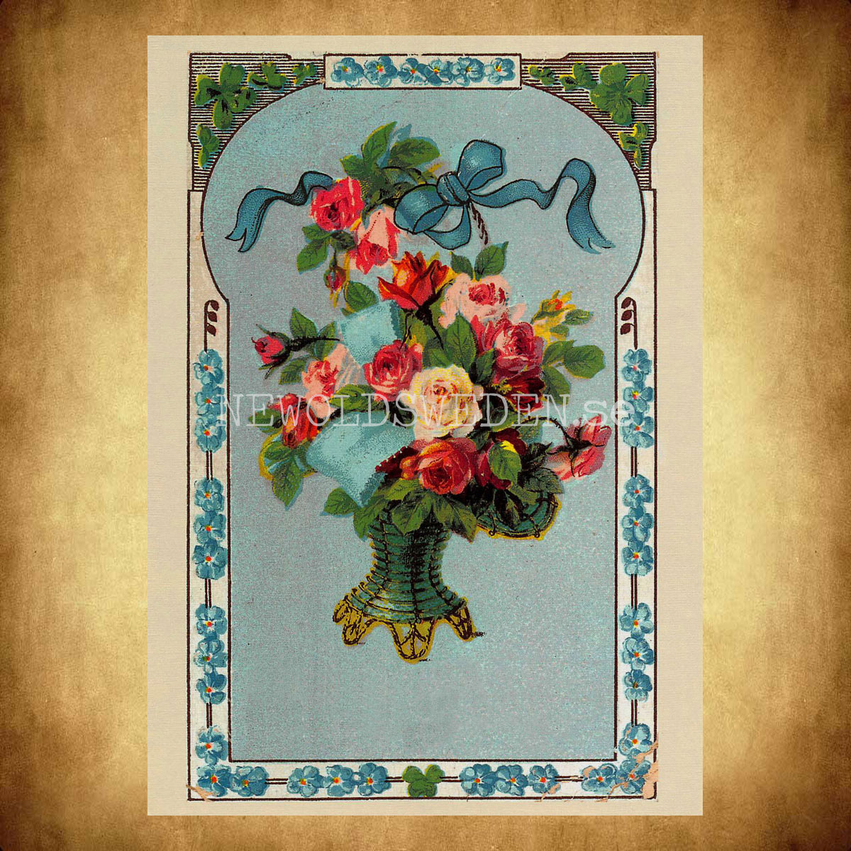 Grattiskort - Motiv från början 1900-talet - Vykort A5 - 2