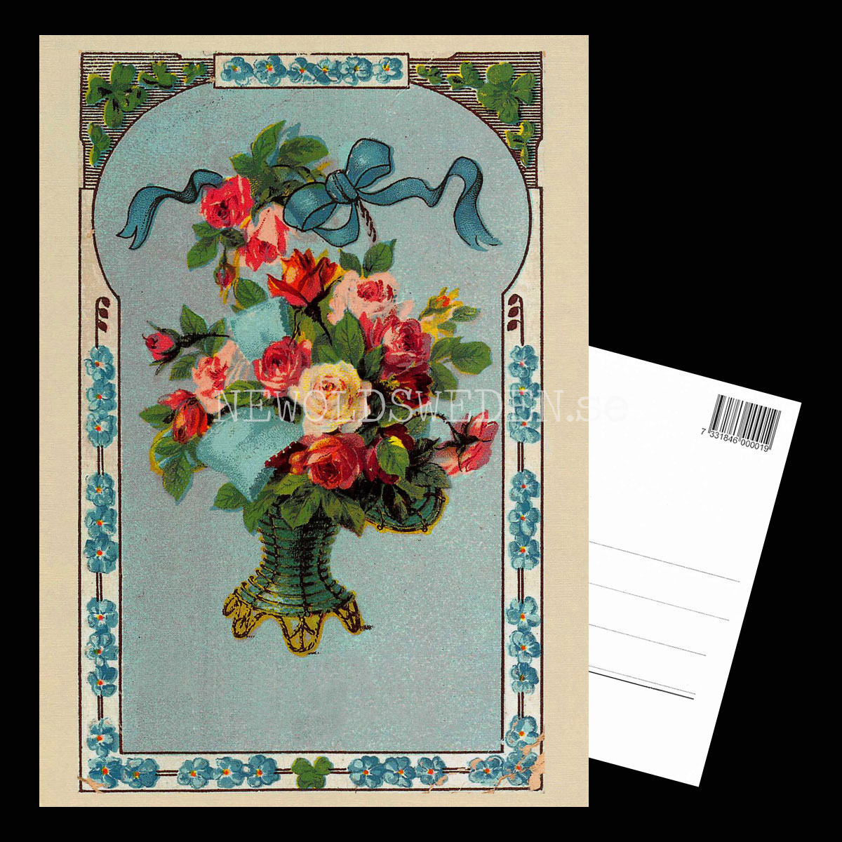 Grattiskort - Motiv från början 1900-talet - Vykort A5 - 3