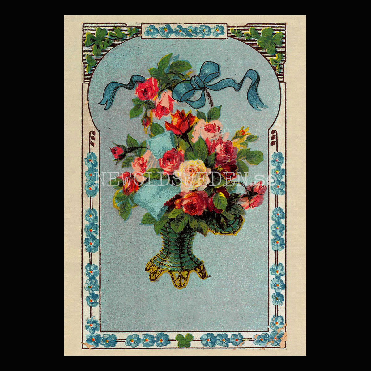 Grattiskort - Motiv från början 1900-talet - Vykort A5