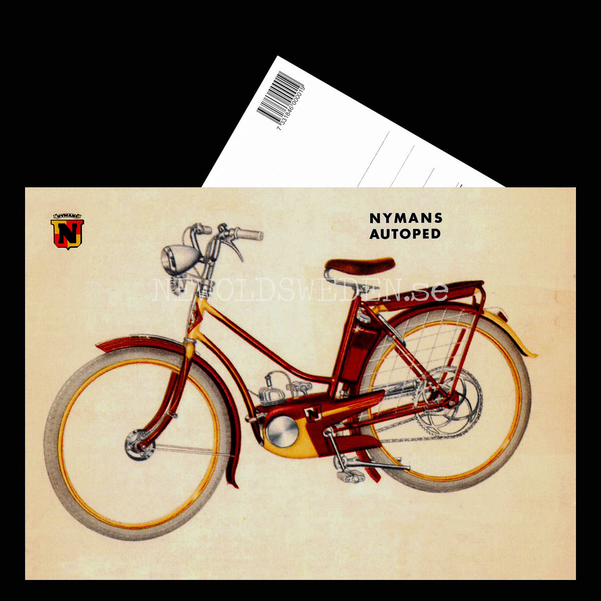 NYMANS AUTOPED - Vykort A5 - 3