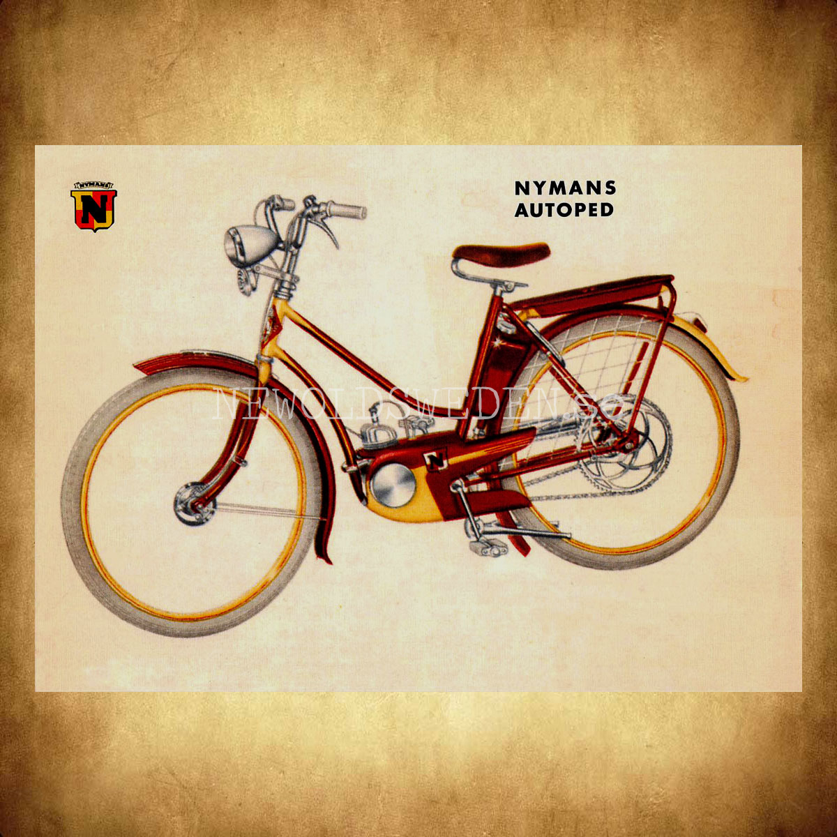 NYMANS AUTOPED - Vykort A5 - 2
