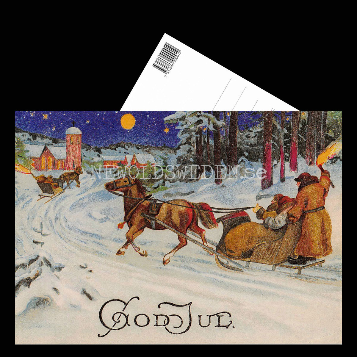 Julkort - Motiv från början 1900-talet - Vykort A5 - 3