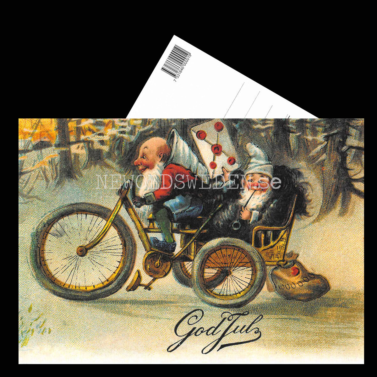 Julkort - Motiv från början 1900-talet - Vykort A5 - 3