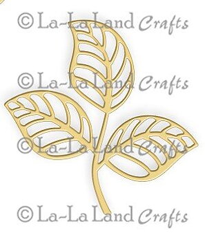 LA LA LAND CRAFTS  -- Open leaf Flourish Die