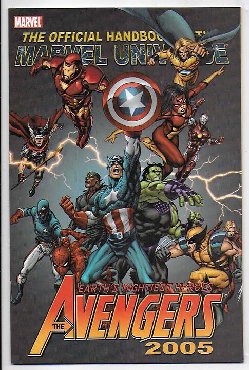 Official Handbook of The Marvel Universe: Avengers 2005 VF/NM