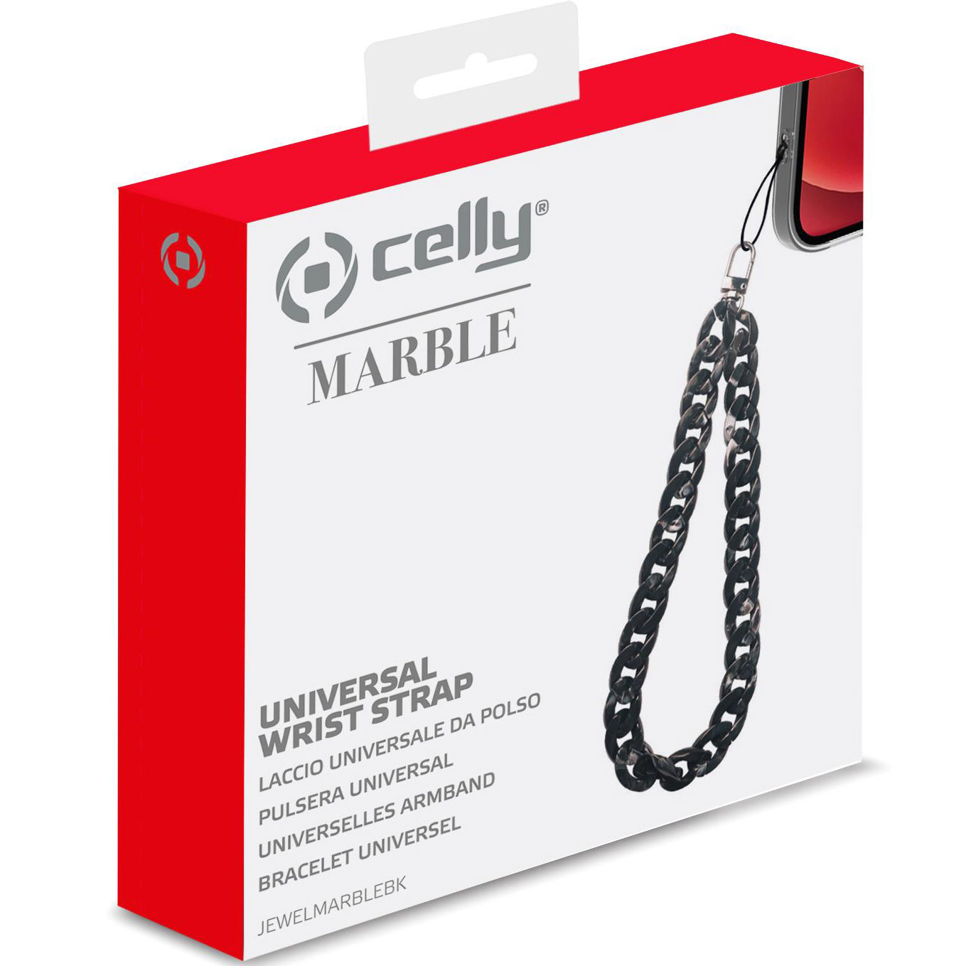 Jewel Chain Handledsrem Marble Svart - 3