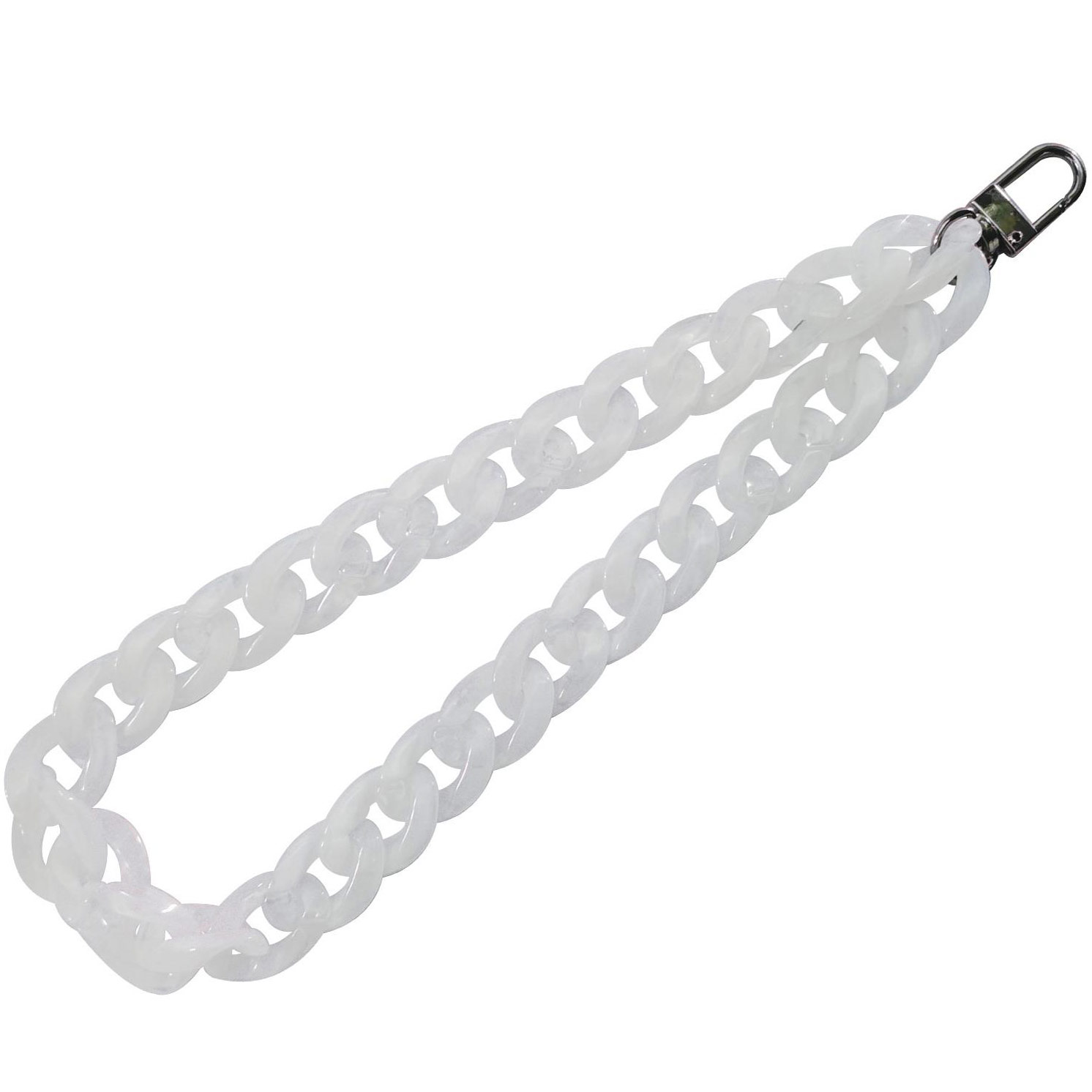 Jewel Chain Handledsrem Marble Vit