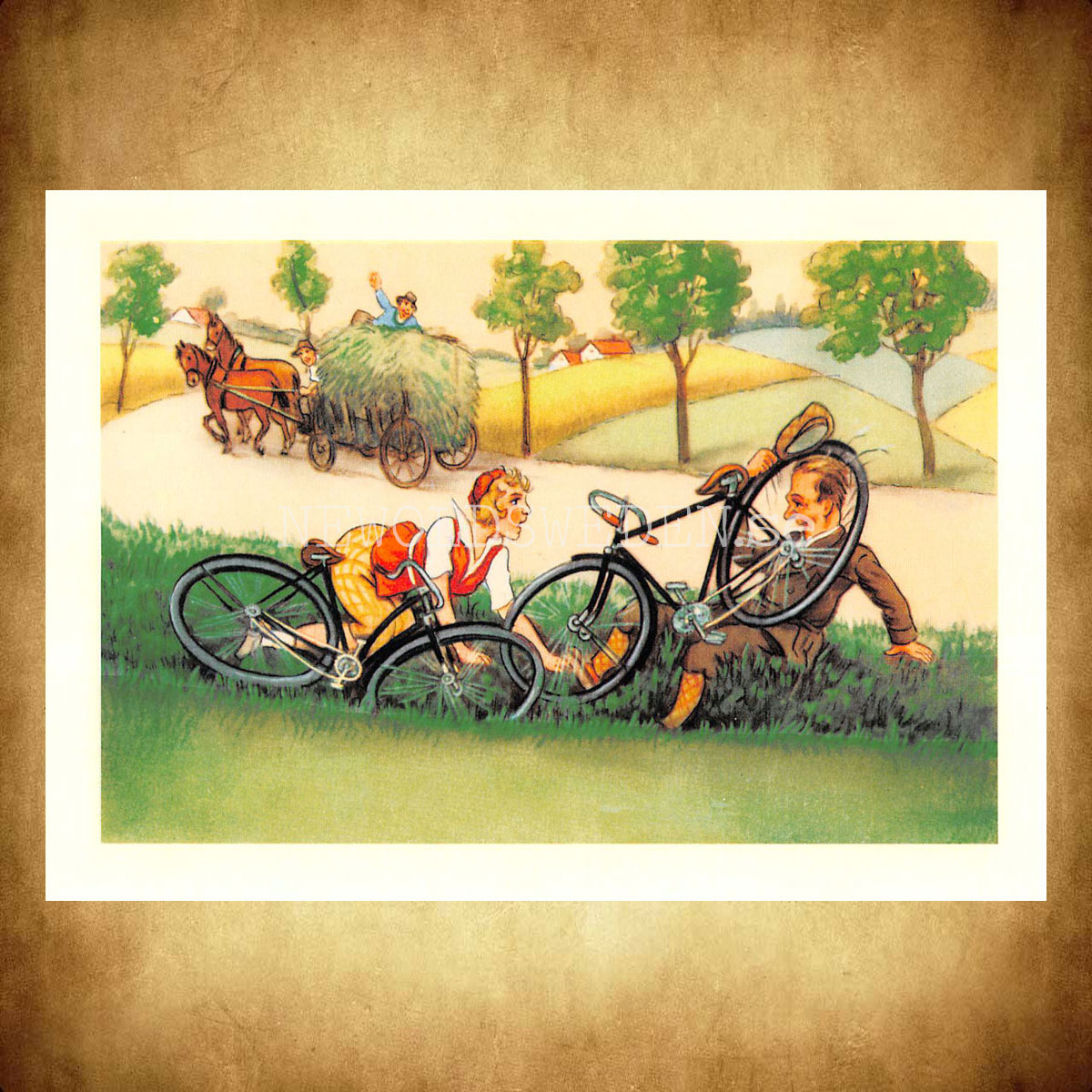 CYKEL-TRÄFFEN - Vykort A5 - 2