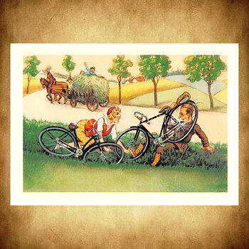 CYKEL-TRÄFFEN - Vykort A5