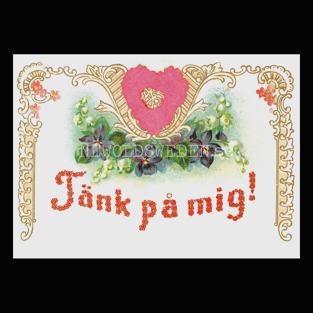 Tänk på mig! - Vykort A5