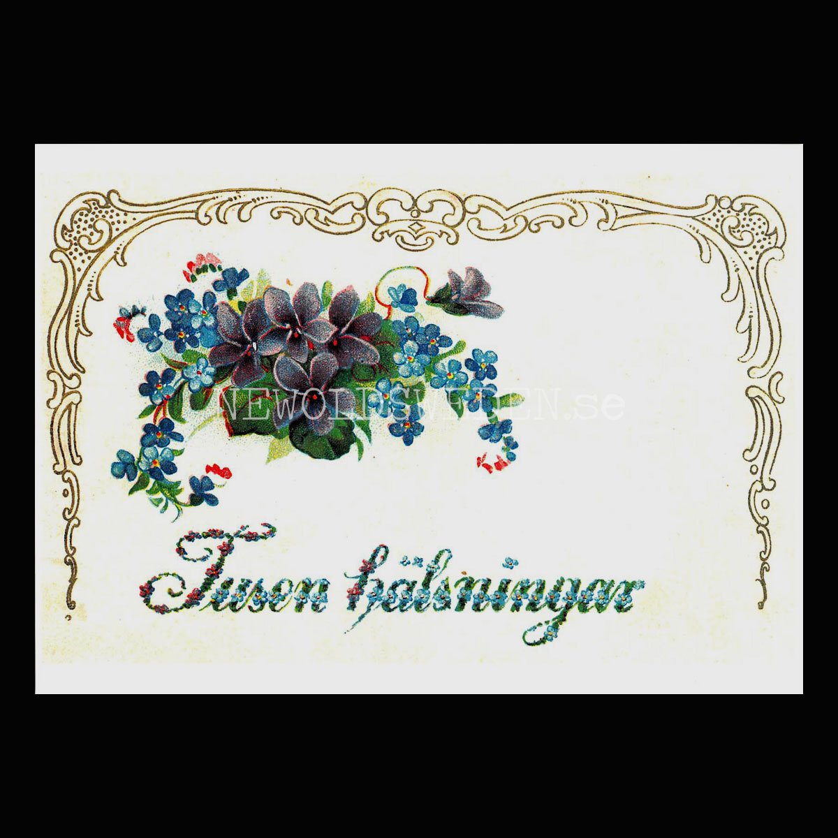 Tusen hälsningar - Vykort A5