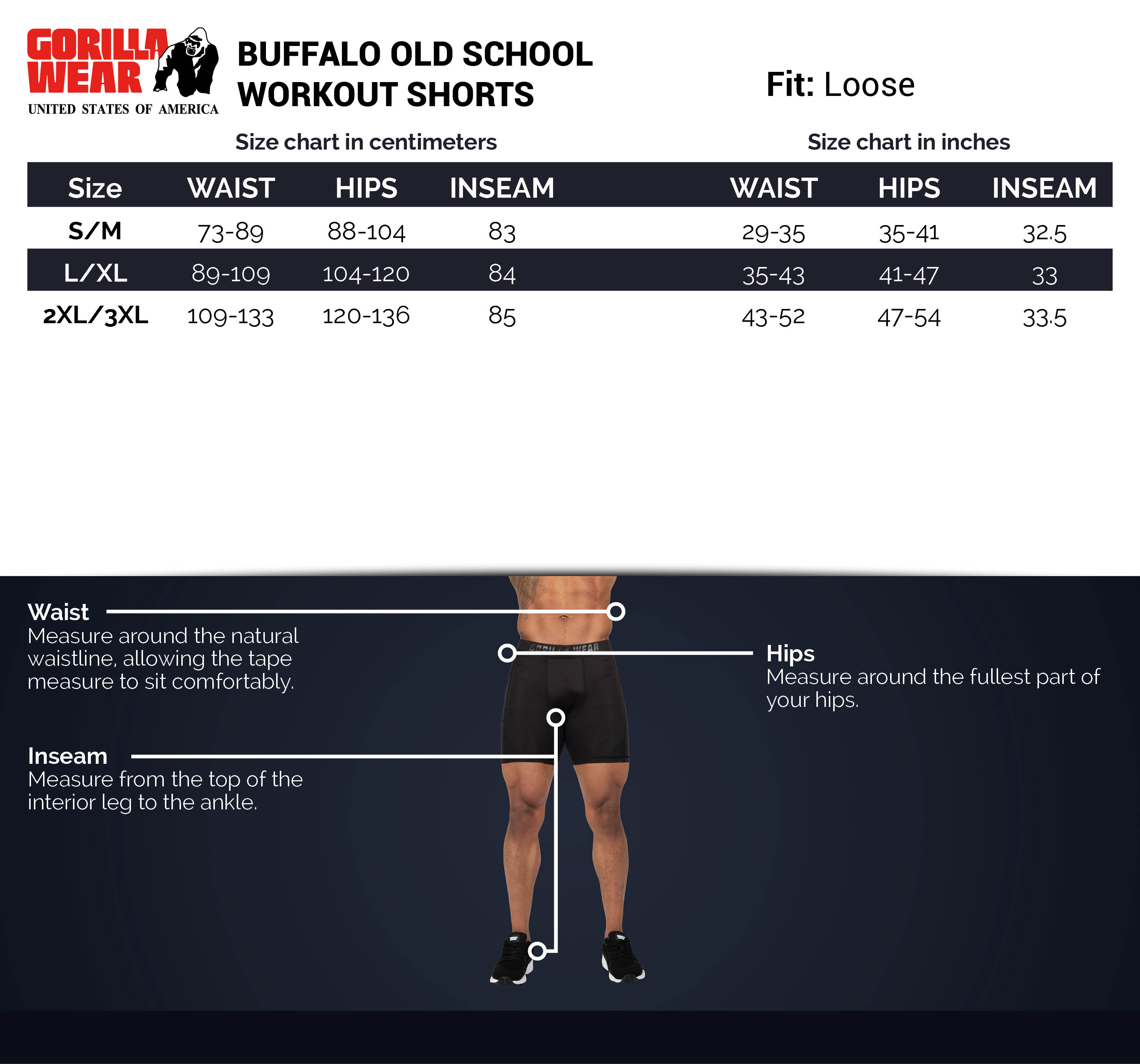 Buffalo Old School Workout Shorts, black/grey - 11