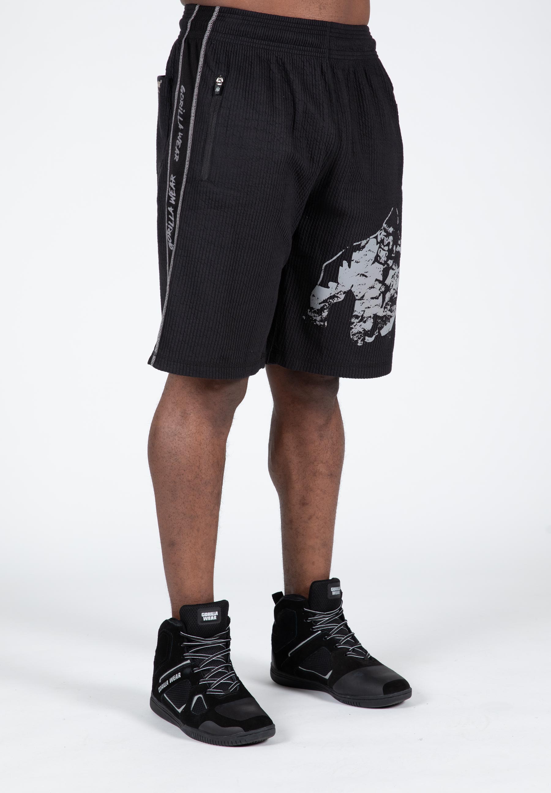 Buffalo Old School Workout Shorts, black/grey - 4