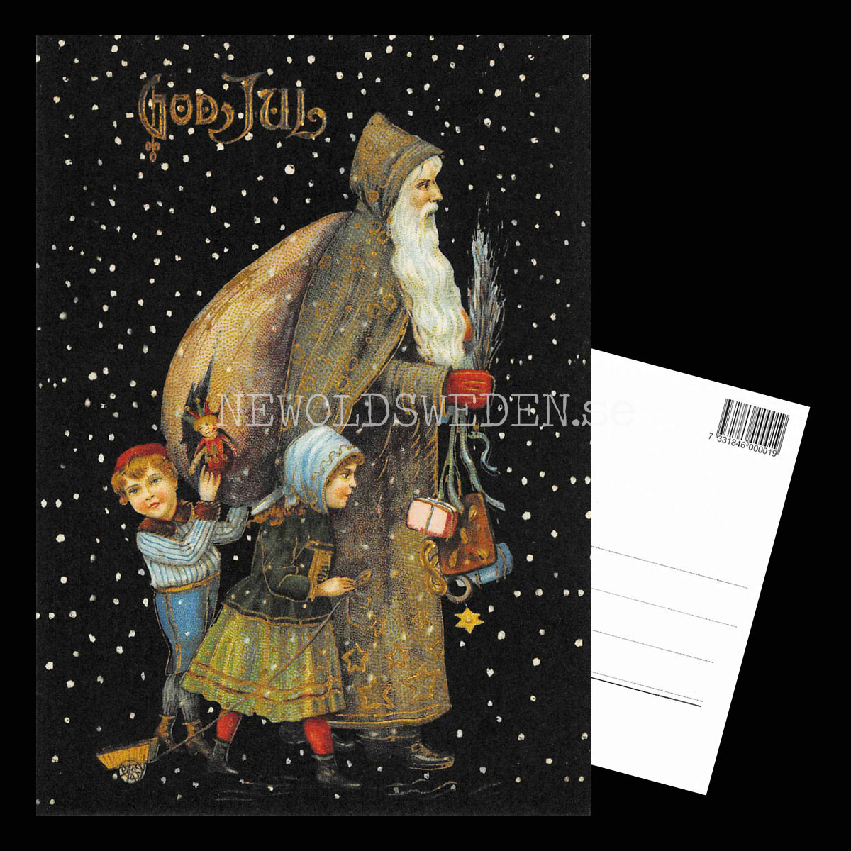 Julkort - Motiv från början 1900-talet - Vykort A5 *** - 3
