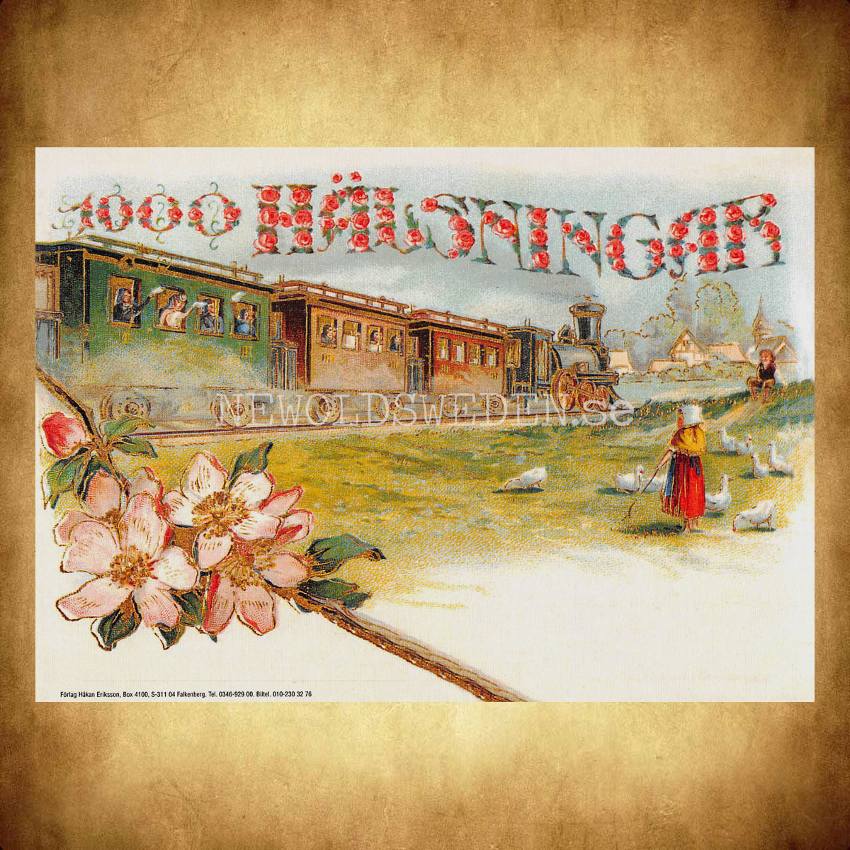Sekel 1000 HÄLSNINGAR - Vykort A5 - 2