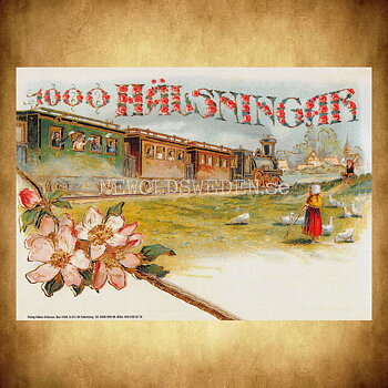 Sekel 1000 HÄLSNINGAR - Vykort A5