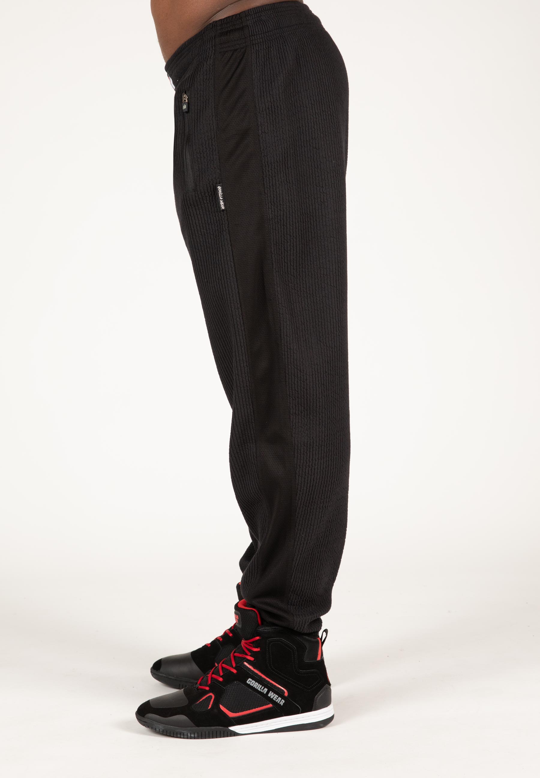 Augustine Old School Pants, black/red - 8