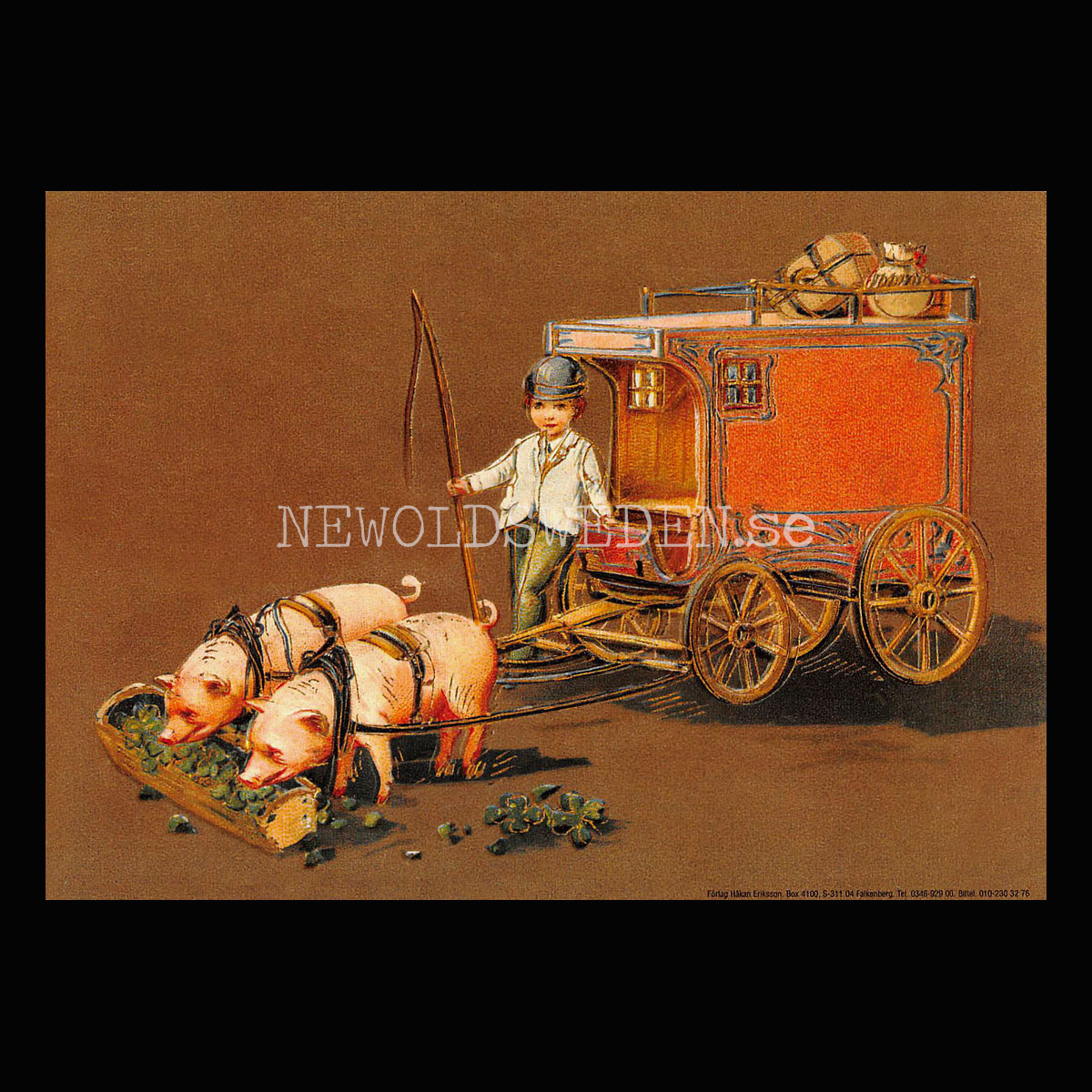 Grattiskort - Motiv från början 1900-talet - Vykort A5