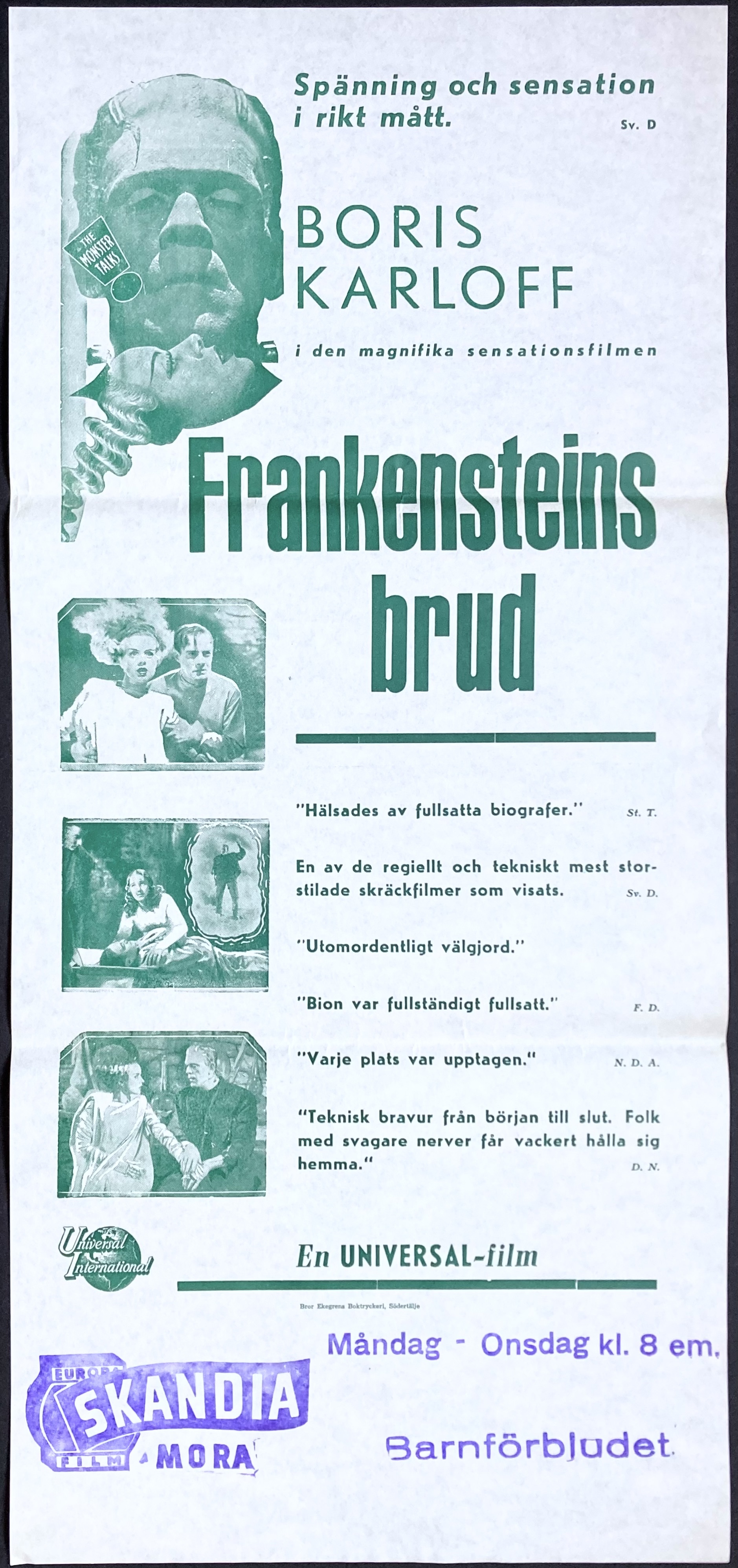 FRANKENSTEINS BRUD (1935)