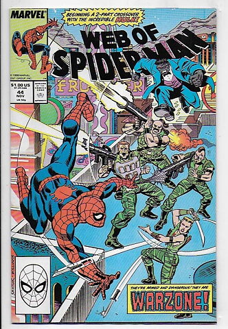 Web of Spider-Man # 44 VF