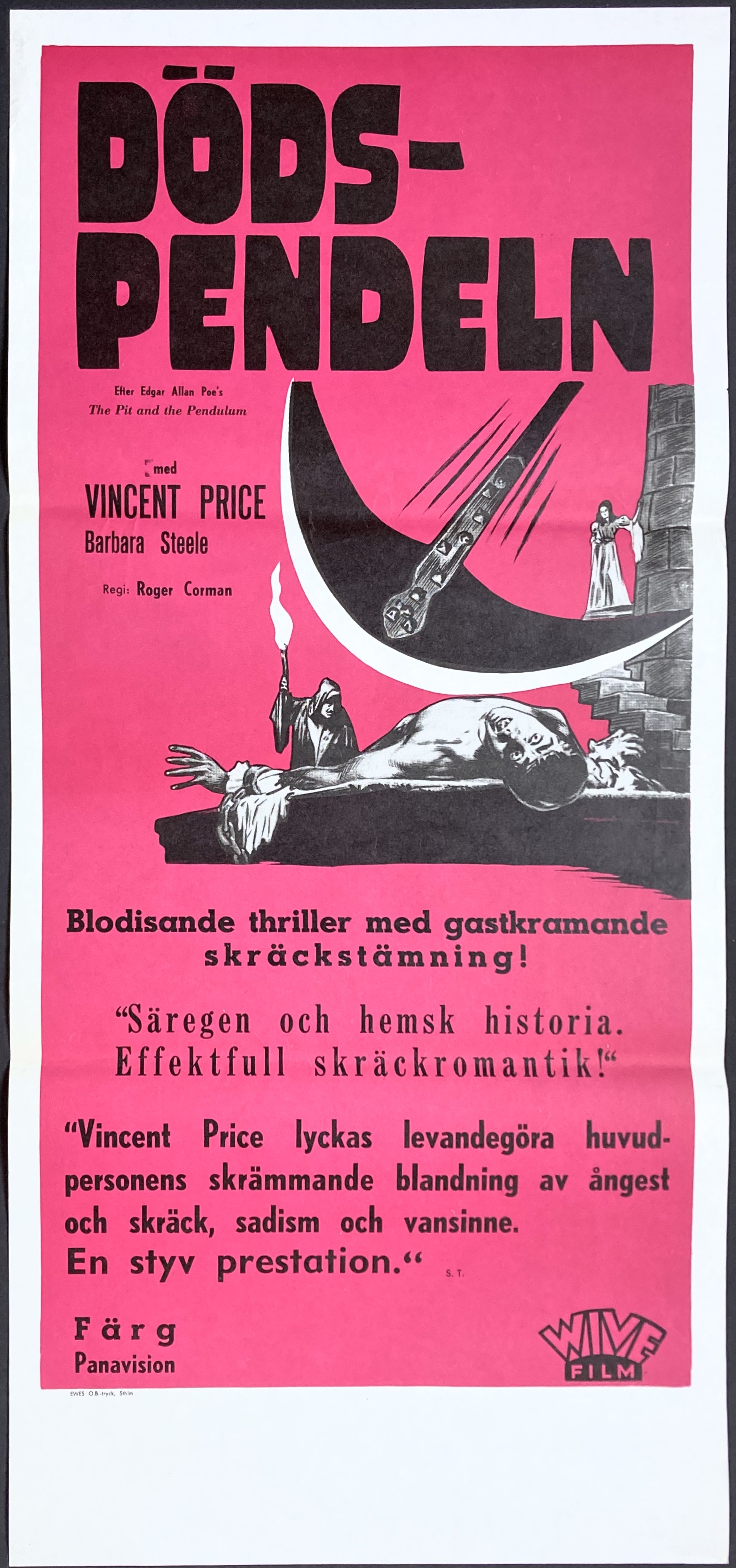 THE PIT AND THE PENDELUM (1961)