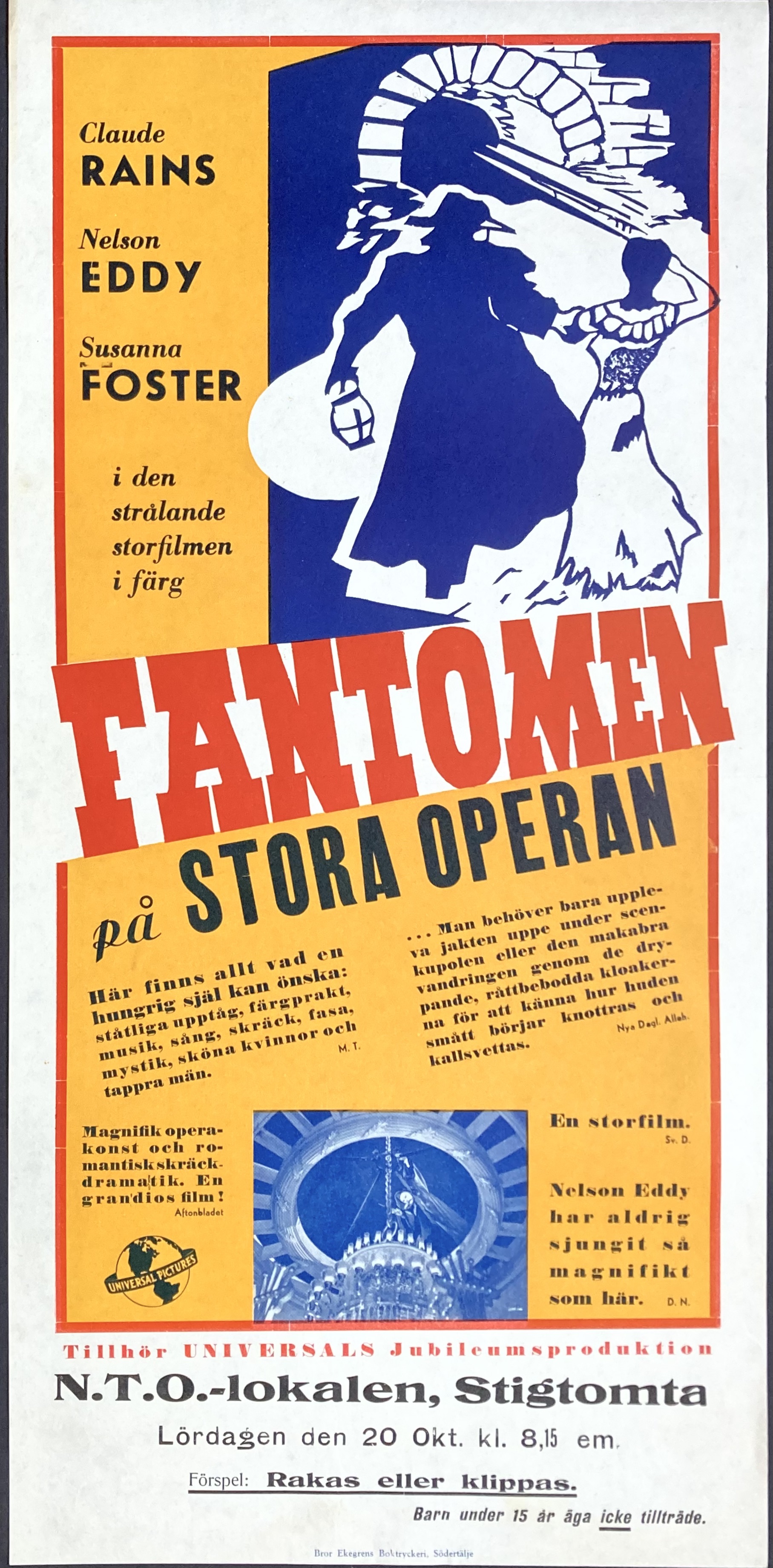 PHANTOM OF THE OPERA (1943)