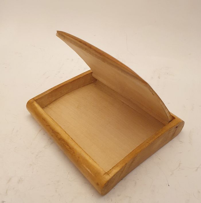 Tobacco box birch with cartoon character - 3