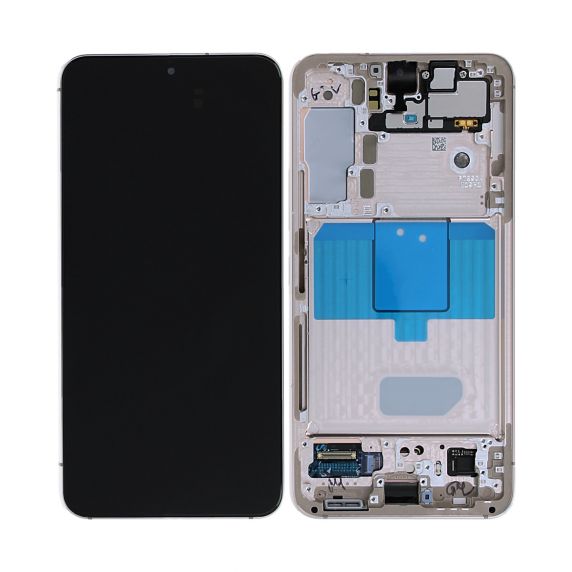 Original Samsung Galaxy S22 Skärm med LCD Display - Rosa Guld