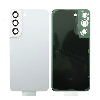 Samsung Galaxy S22 Baksida med tejp - Vit