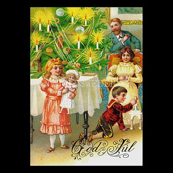 Julkort - Motiv från början 1900-talet - Vykort A5