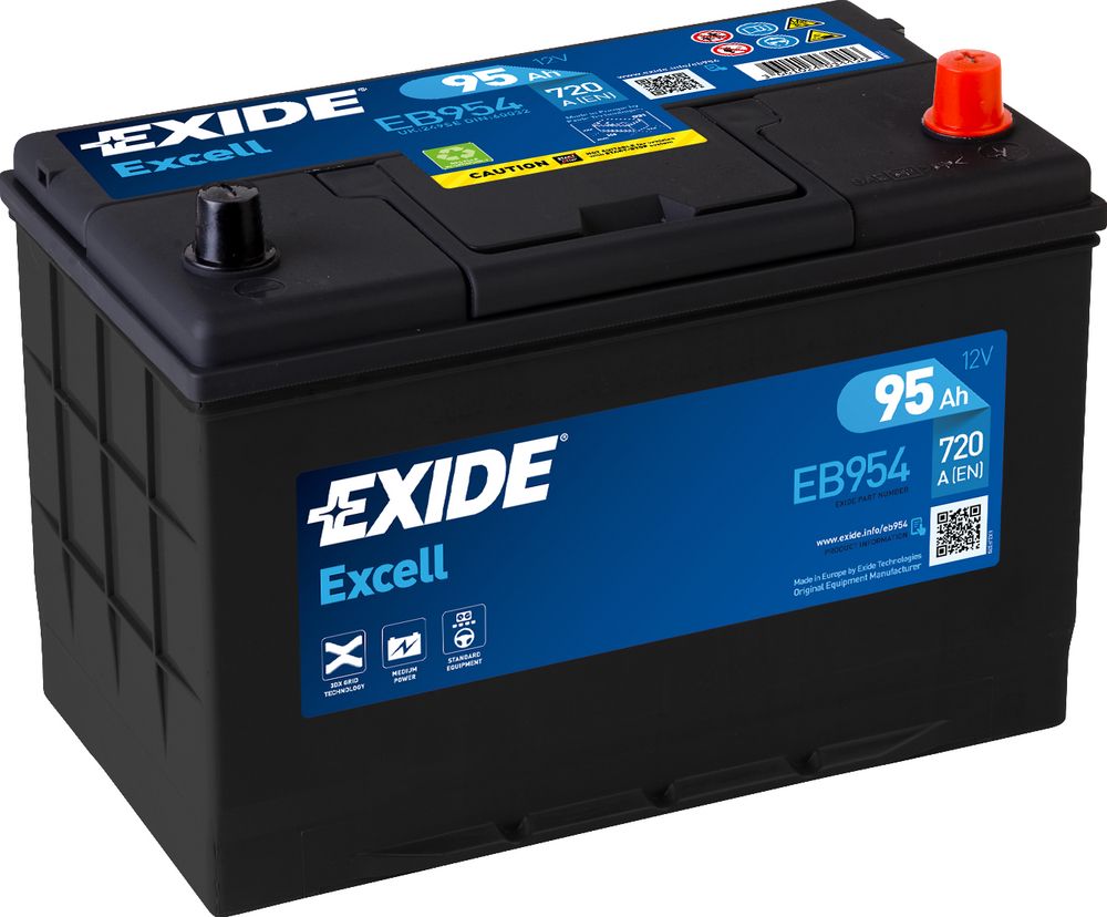 Battery Exide Excell EB954 12V 95Ah