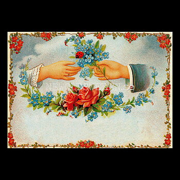 Grattiskort - Motiv från början 1900-talet - Vykort A5