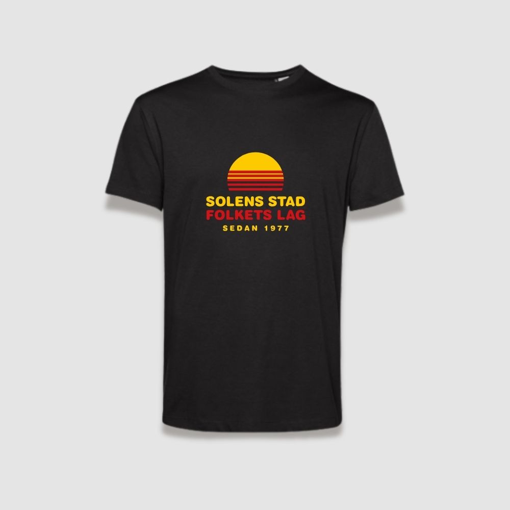 T-shirt Solens Stad Folkets Lag, svart