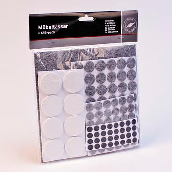 Möbeltassar 125st