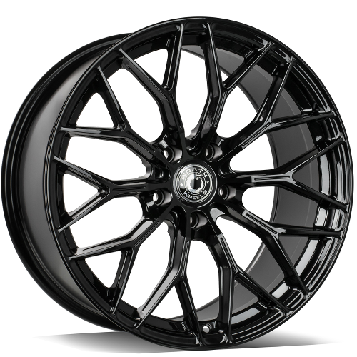 18" WRATH WHEELS WF16 - GLOSSY BLACK