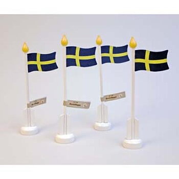 Bordsflagga 22cm Sverige