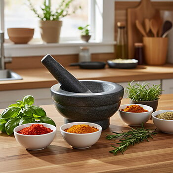 Mortel Granit 0,25 liter. Ø 12 cm 