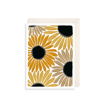 Sunflower Display Greetings Card