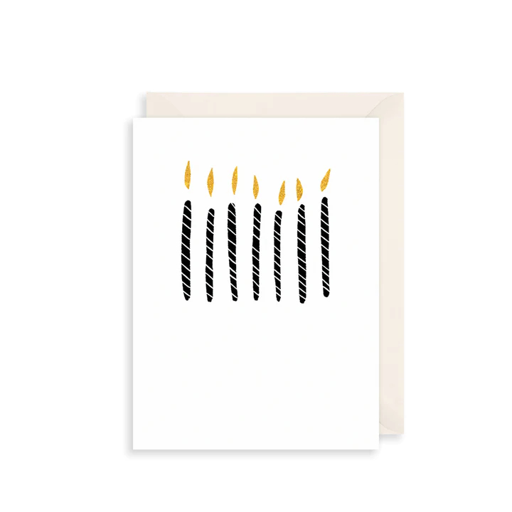 Birthday Candles Greetings Card