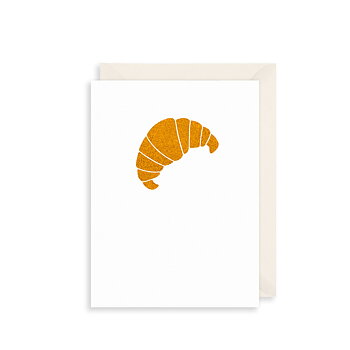 Croissant Greetings Card