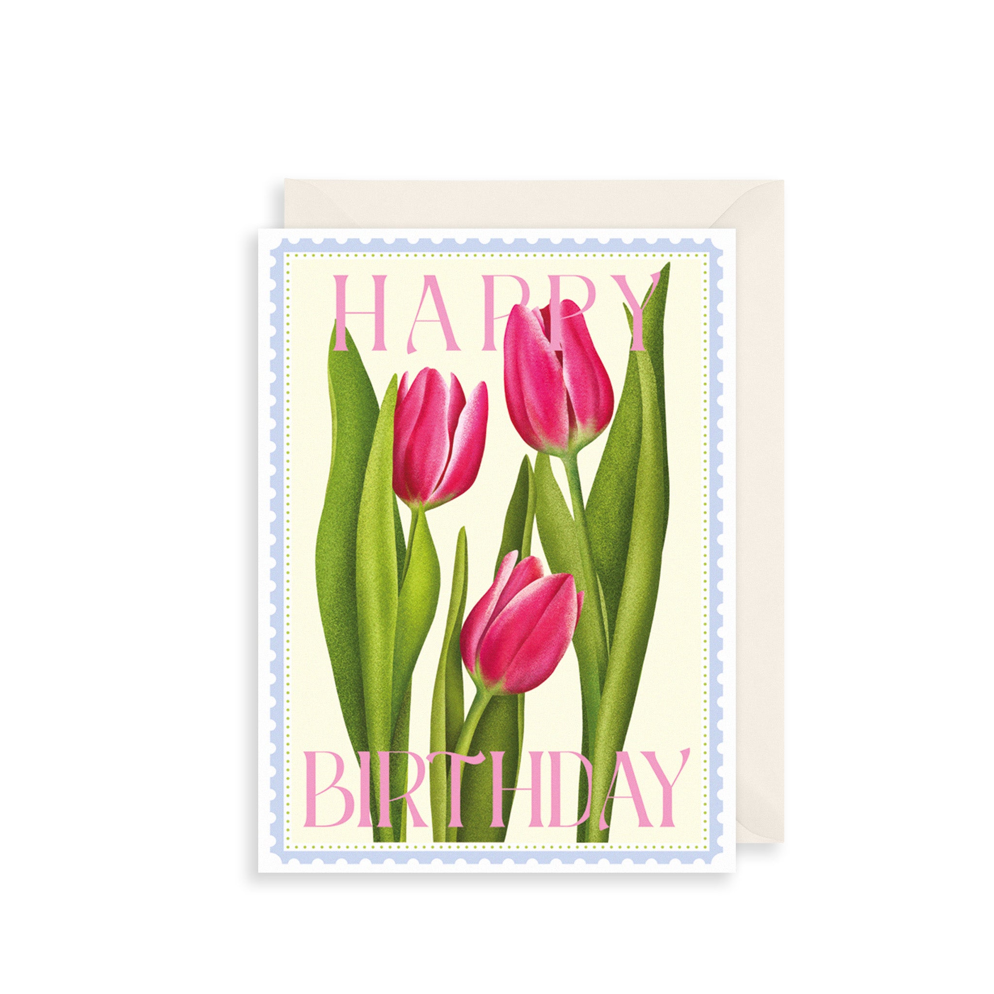 Tulips Greetings Card