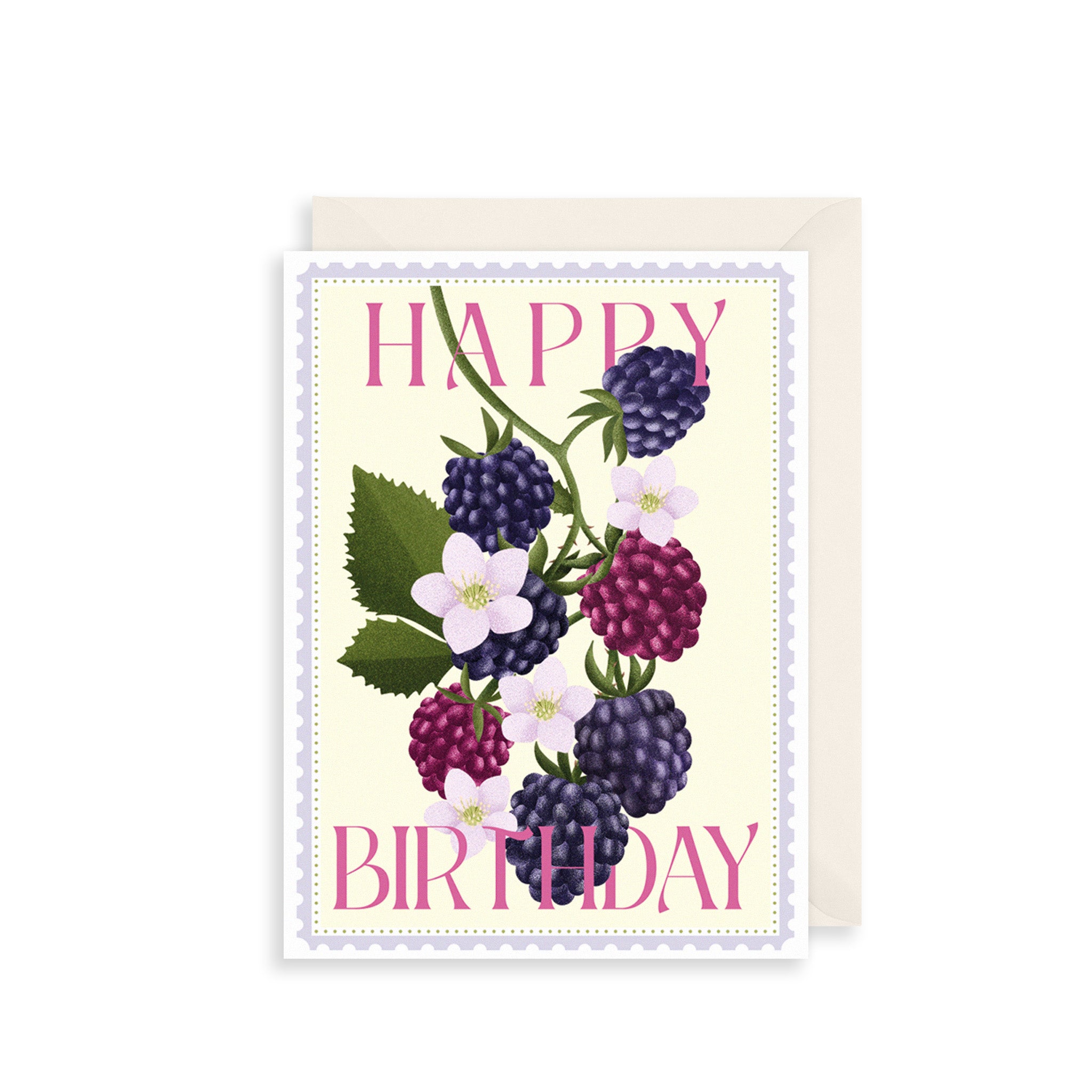 Blackberry Greetings Card