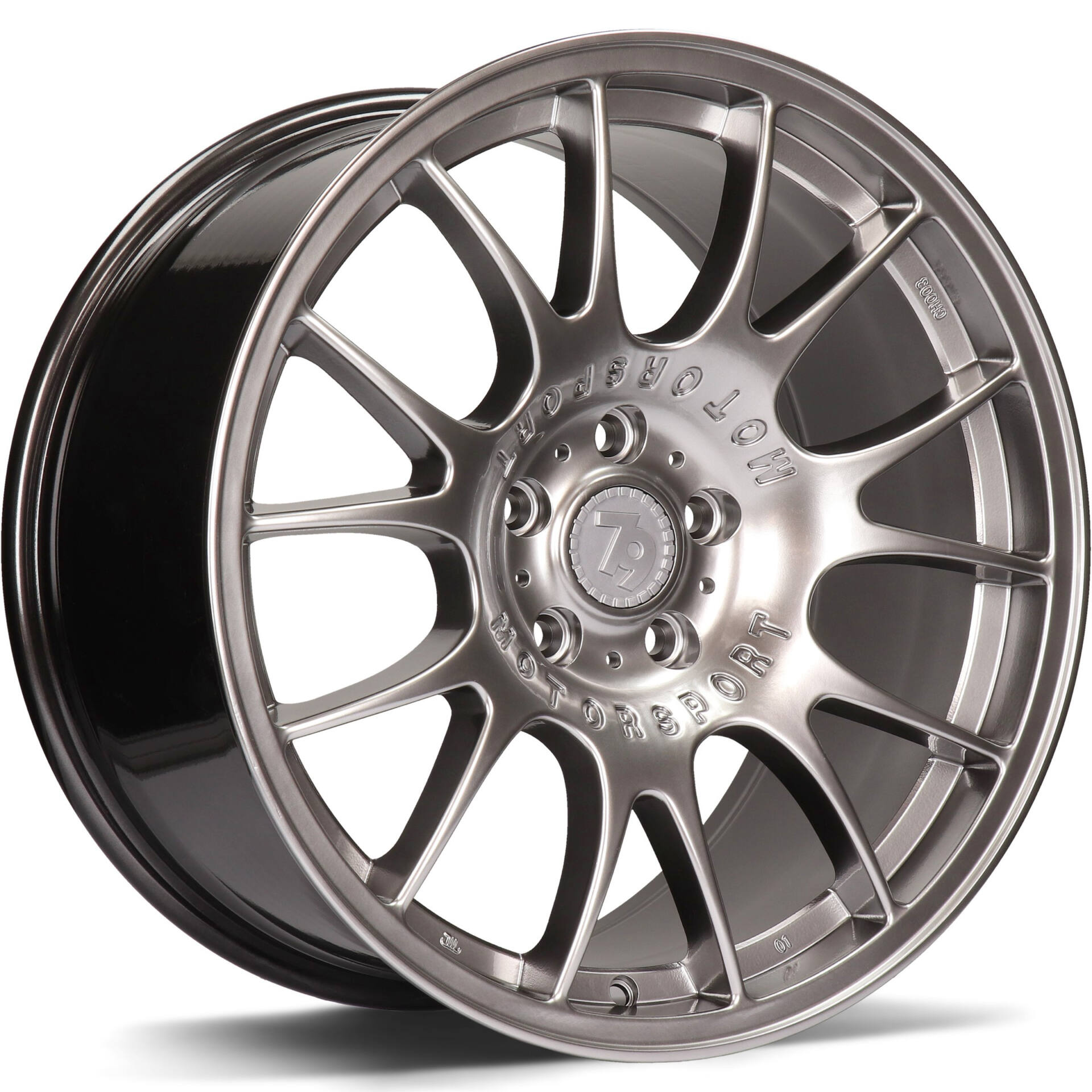 18" CH style Diamond black 5x112 - 2