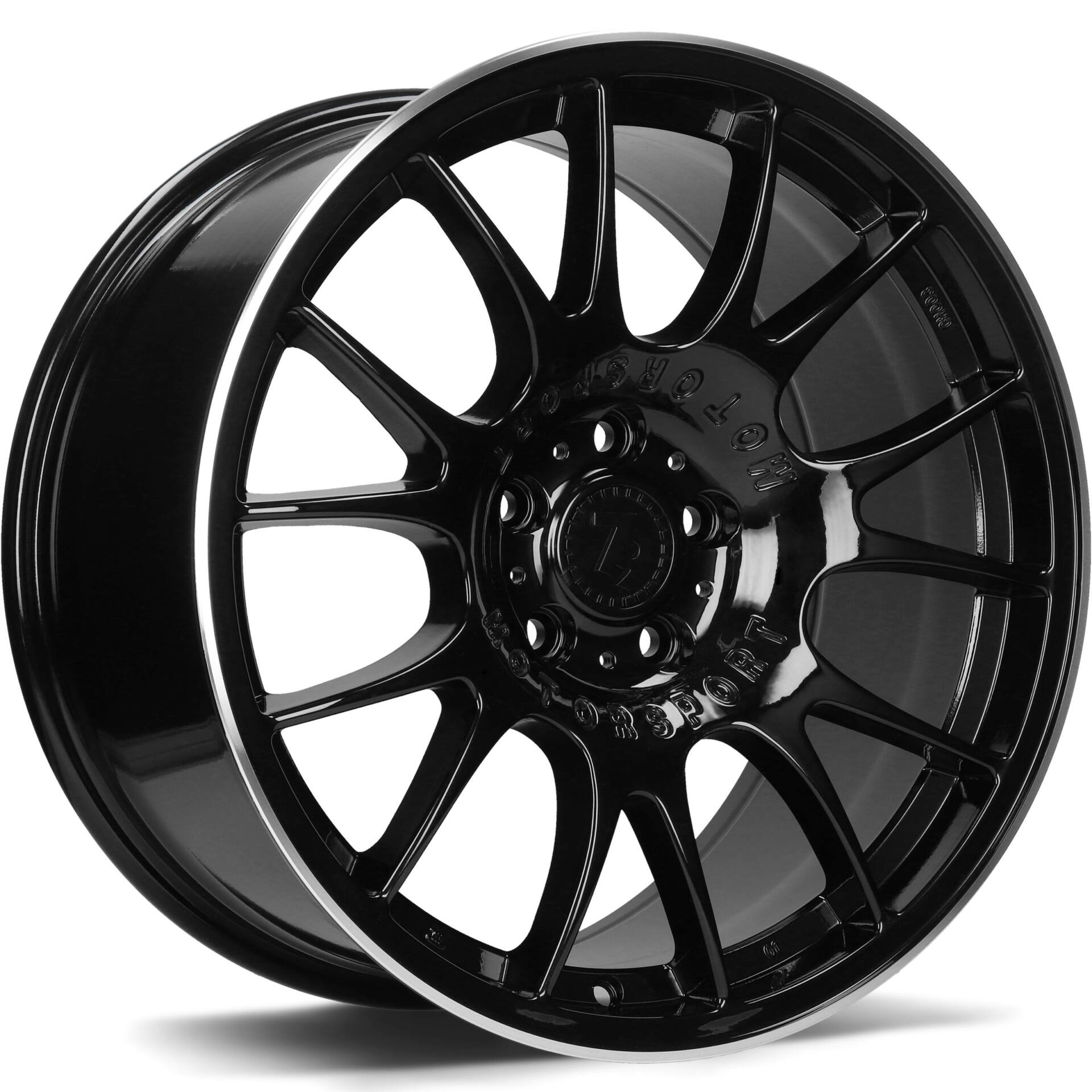 18" CH style Black/polished lip 5x112 - 2