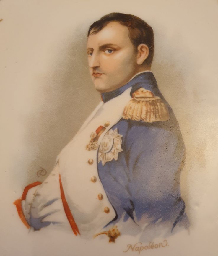 Napoleon wall plate antique - 2